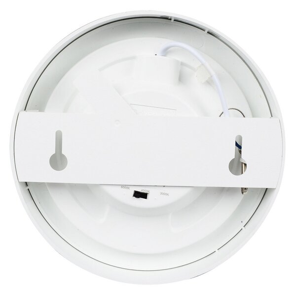 PRIOS Prios plafonieră LED Edwina, alb, 23 cm, set de 2, reglabil, Alb, Baie, Metal, Modern