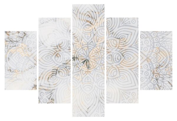 Tablou - Mandale albe (150x105 cm)