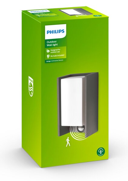 Philips myGarden Bridge aplică antracit senzor, reglabil, Negru, Metal, Modern
