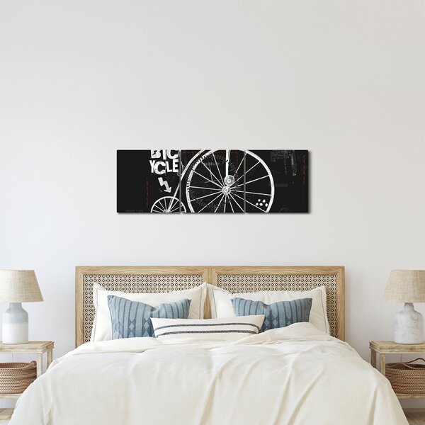 Tablou - Velociped (cu ceas) (90x30 cm)
