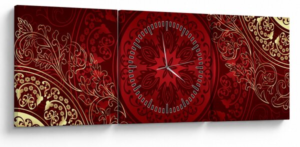 Tablou - Mandale aurii (cu ceas) (90x30 cm)