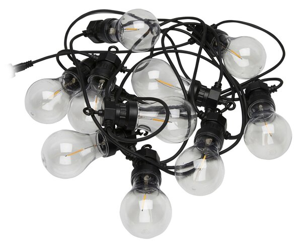 PR Home Glow ghirlandă luminoasă LED exterior negr, Negru, Plastic