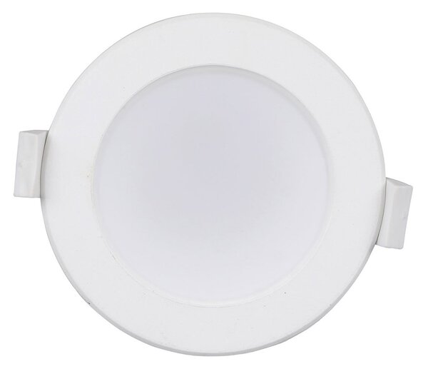 PRIOS Prios LED lampă încastrată Rida, set de 3, alb, 15 cm, CCT, IP44, reglabil, Alb, Baie, Aluminiu, Modern, Corpuri de iluminat încastrate rotunde