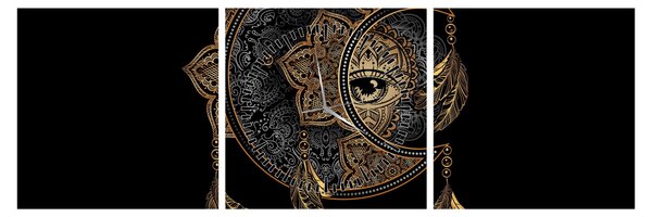 Tablou - Ochiul magic (cu ceas) (90x30 cm)