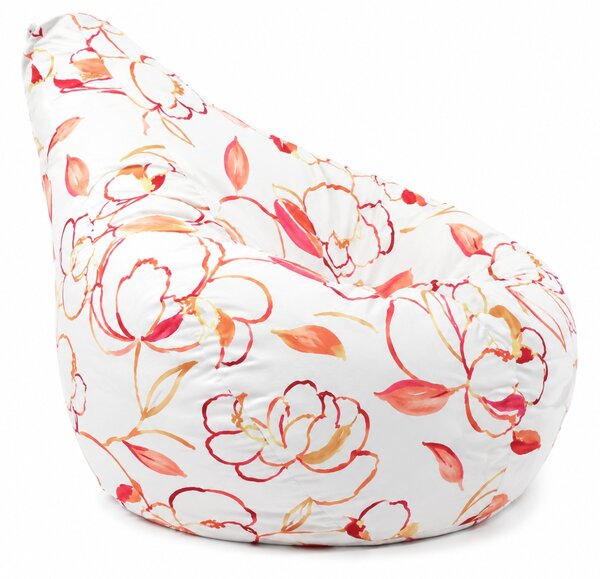 Fotoliu puf copii, Nirvana Light, Material Textil - Lively Blossom
