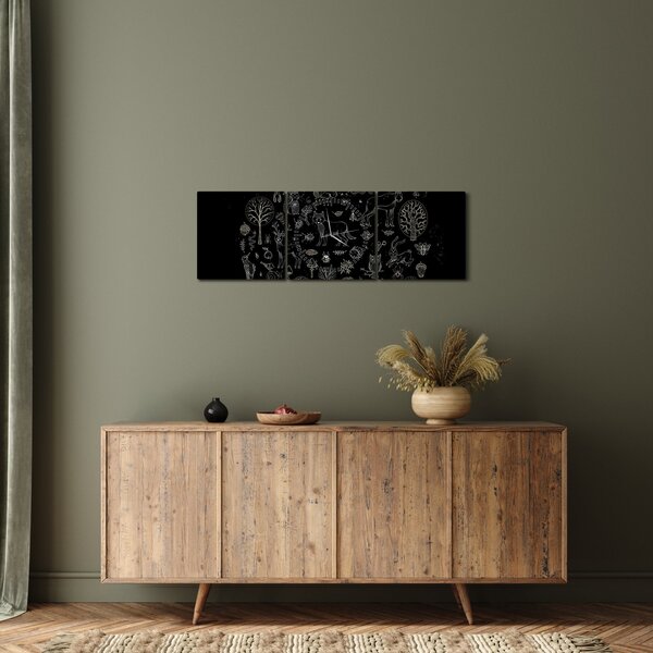 Tablou - Natură (cu ceas) (90x30 cm)