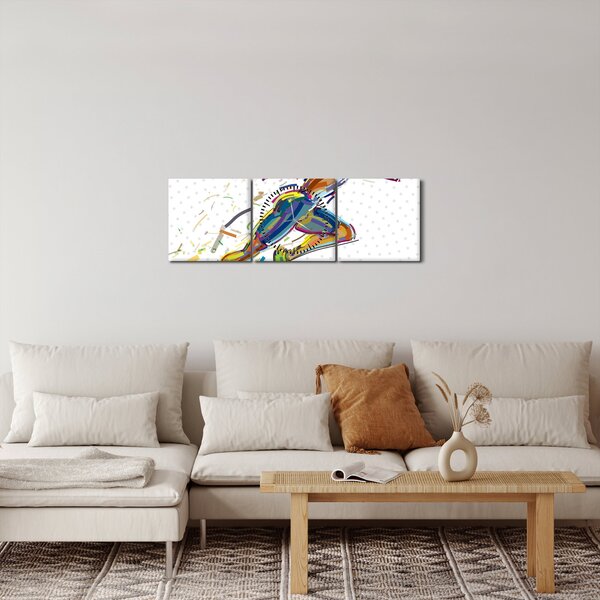 Tablou - Atlet (cu ceas) (90x30 cm)