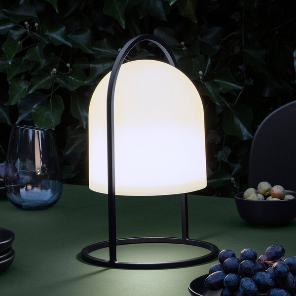 PLEASE WAIT to be SEATED Eva Solo LED lumina solara SunLight, 30 cm, IP65, dimabil, reglabil, Alb, Metal, Modern