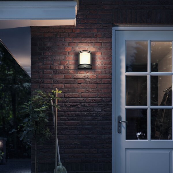 Philips myGarden Samondra aplică LED senzor, Negru, Metal