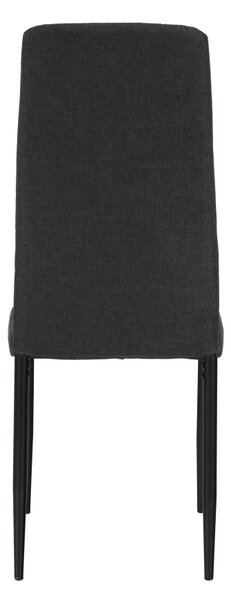 Scaun de sufragerie Collort nova (gri închis + negru). 744536