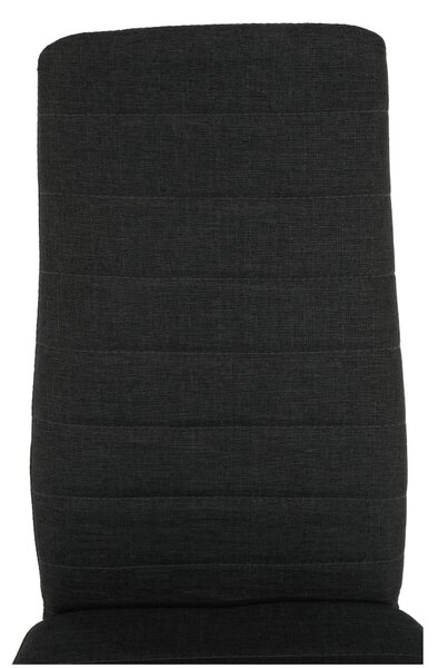 Scaun de sufragerie Collort nova (gri închis + negru). 744536