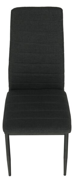 Scaun de sufragerie Collort nova (gri închis + negru). 744536