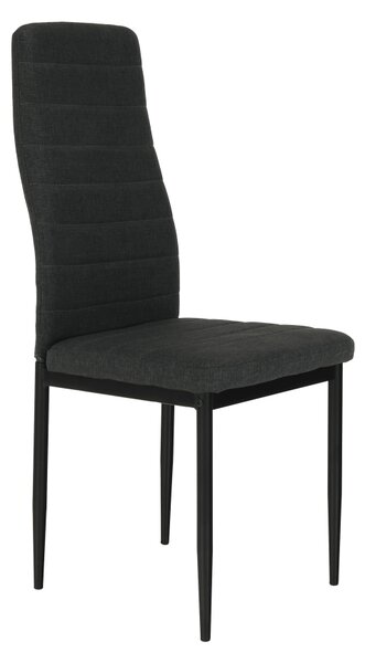 Scaun de sufragerie Collort nova (gri închis + negru). 744536