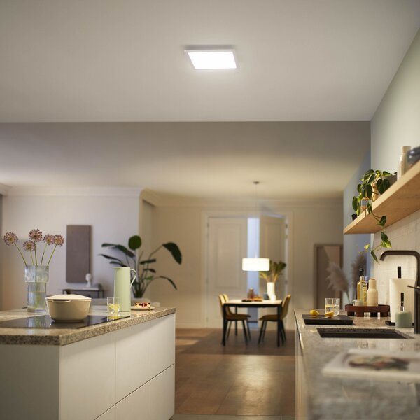 Philips Touch Panou LED 32,8 x cm alb 4.000 K, reglabil, Alb, Studiu / Birou, Metal