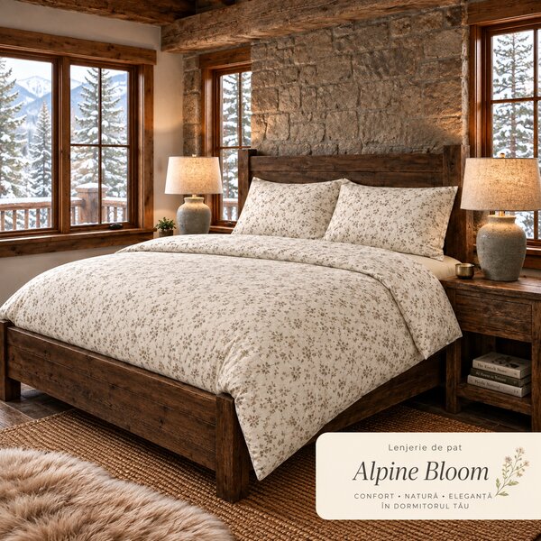 LENJERIE PAT TRICOT BUMBAC 100 % CU HUSĂ- ALPINE BLOOM V2