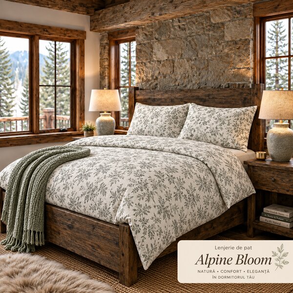 LENJERIE PAT TRICOT BUMBAC 100 % CU HUSĂ- ALPINE BLOOM V3