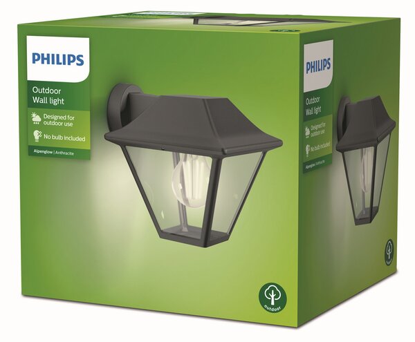 Philips myGarden Alpenglow aplică antracit, reglabil, Negru, Metal