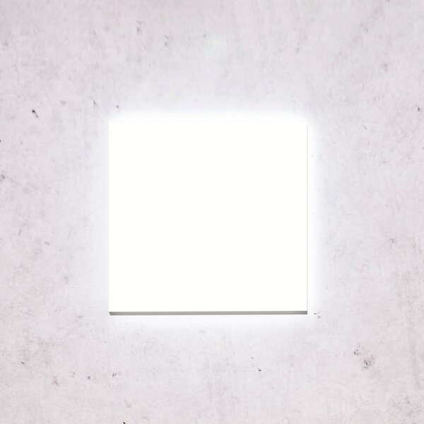 Tint Müller Licht Panou LED Aris 45x45 cm, negru, reglabil, Alb, Camera de zi / sufragerie, Metal, Modern