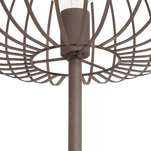 Lampa de podea de design maro ruginiu - Johanna