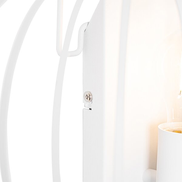 Lampa de perete de design alb 39 cm - Johanna