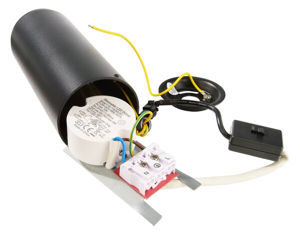 Deko-Light Spot LED Lucea 10 W negru, reglabil, Negru, Camera de zi / sufragerie, Metal, Modern
