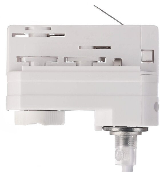 Deko-Light Lampă suspendată LED Lucea trifazată 15 W albă, reglabil, Alb, Hol, Aluminiu, Modern