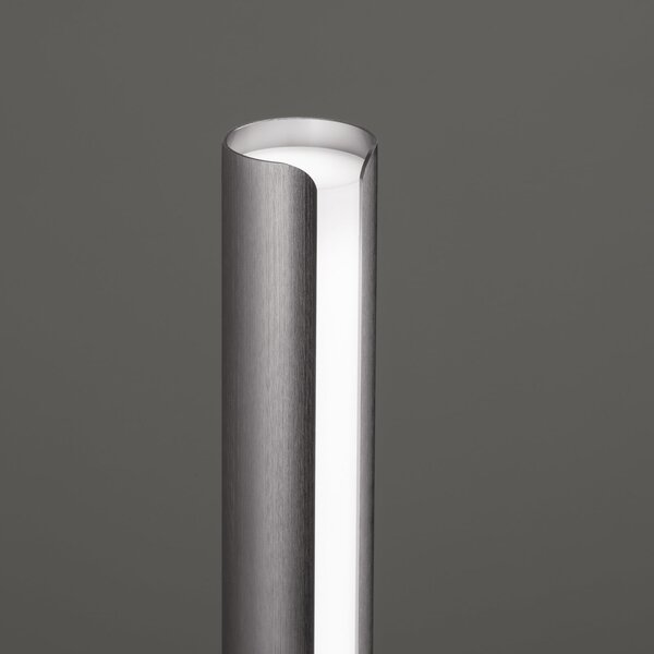IDEAL LUX Lampa de masă cu LED Dorica, culoare bronz, înălțime 25 cm, reglabil, Bronz / Alamă Veche, Camera de zi / sufragerie, Aluminiu, Modern