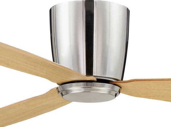 Beacon Lighting Ventilator de tavan Airfusion Radar teak Ø 132 cm silențios, Lemn, Camera de zi / sufragerie, Lemn, Modern