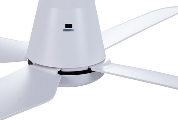 Beacon Lighting Ventilator de tavan cu LED Aria CTC alb 122 cm silențios, reglabil, Alb, Camera de zi / sufragerie, Plastic, Modern