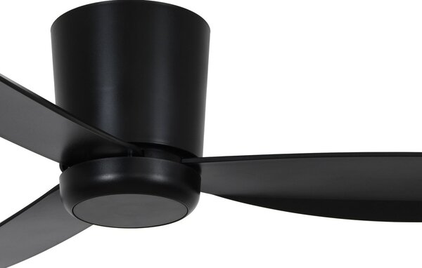 Beacon Lighting Ventilator de tavan cu lumină Array negru 137 cm silențios, reglabil, Negru, Camera de zi / sufragerie, Plastic, Modern