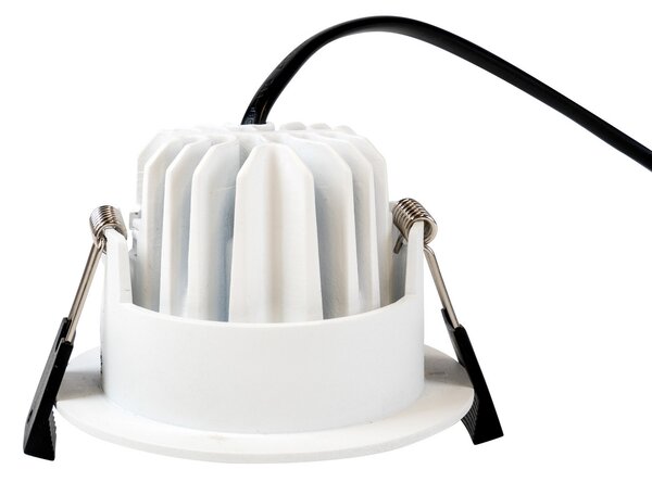 The Light Group SLC OnePro LED cu LED-uri de încastrat în jos alb 3.000 K, reglabil, Alb, Camera de zi / sufragerie, Metal, Plafon încastrat