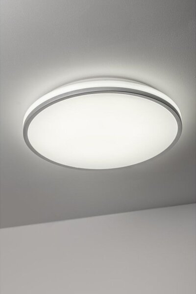 GTV Tula plafon 1x24 W alb-gri LD-TUL24W-NW-80
