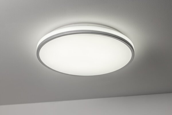 GTV Tula plafon 1x24 W alb-gri LD-TUL24W-NW-80