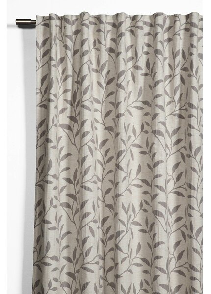 Draperie gri-bej din amestec de in 140x245 cm List – Sehlbach