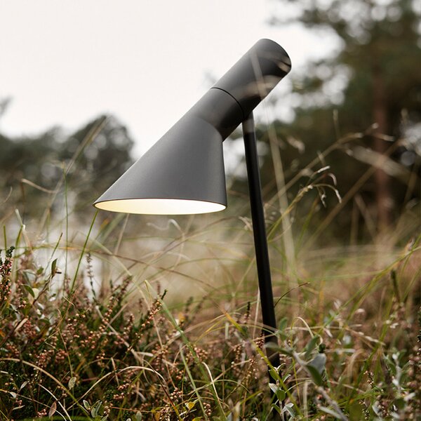 Louis Poulsen AJ Garden soclu 50 cm placă 840, Negru, Metal, Design
