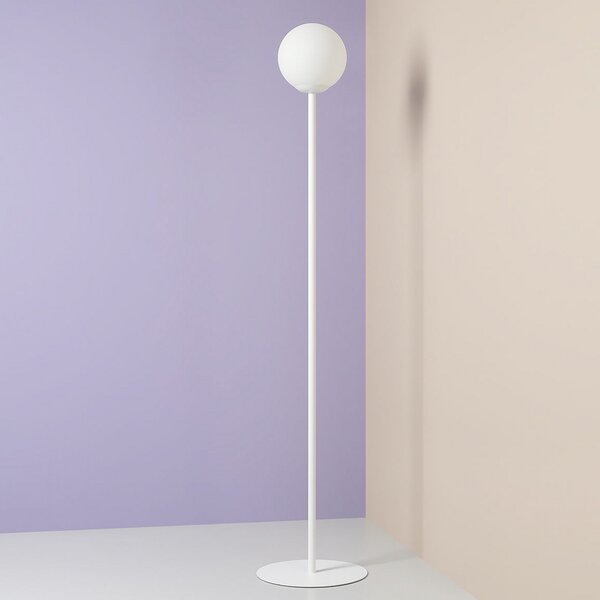 ALDEX Lampadar Joel, alb, cu 1 bec, Alb, Camera de zi / sufragerie, Metal