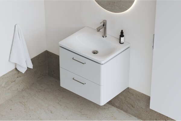 Ravak Balance lavoar 50x46.5 cm dreptunghiular mobilier alb luciu XJX01250000