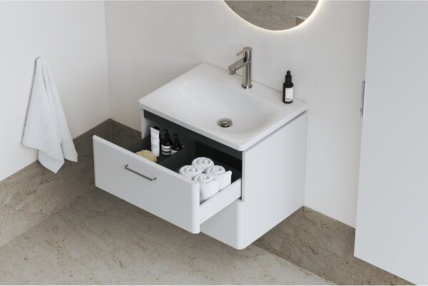 Ravak Balance lavoar 50x46.5 cm dreptunghiular mobilier alb luciu XJX01250000