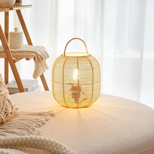 Pauleen Lampă de masă Boho Glow, Lemn, Camera de zi / sufragerie, Lemn, Scandinavă