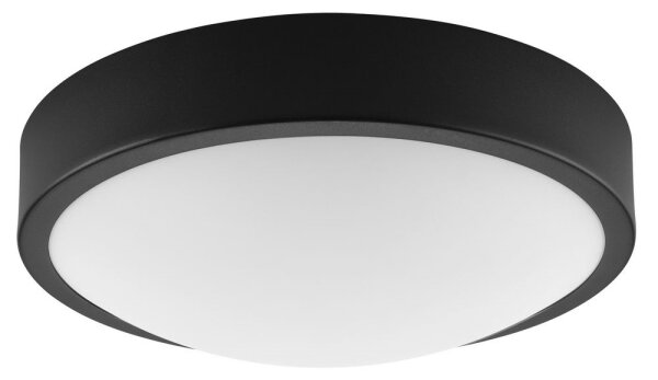 Plafonieră JONAS 1xE27/60W/230V d. 26 cm neagră
