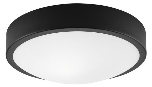 Plafonieră JONAS 1xE27/60W/230V d. 26 cm neagră