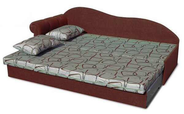 Pat de o persoană (canapea) 70 cm Lane II (cărămiziu 41 + Dodo 1008) (S). Promo -8%. 793127