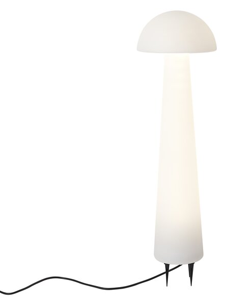 Lampă de exterior albă, verticală, 80 cm, cu LED inclus, IP44 - Fungi