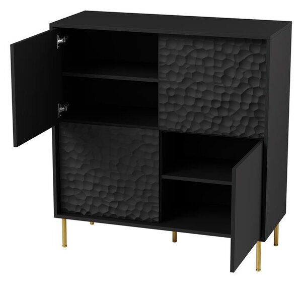 Dulap Balle (Negru + Auriu). 1049349