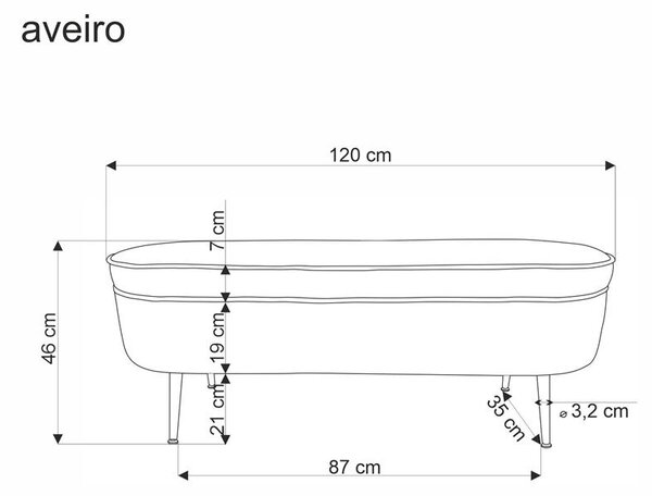 Taburete Ardith (Crem). 1049532