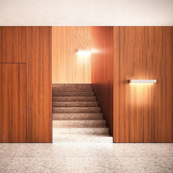 Aplica de perete pentru baie LED/9W/230V 40 cm IP44 crom lucios