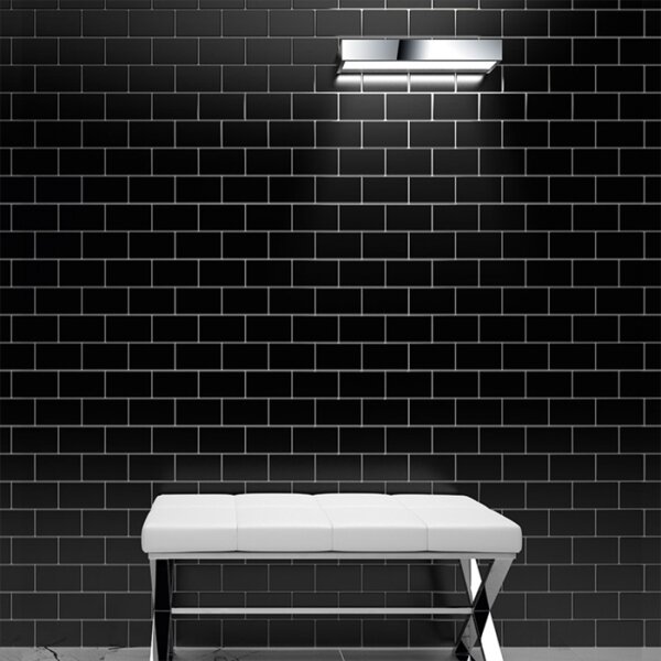 Aplica de perete pentru baie LED/9W/230V 40 cm IP44 crom lucios