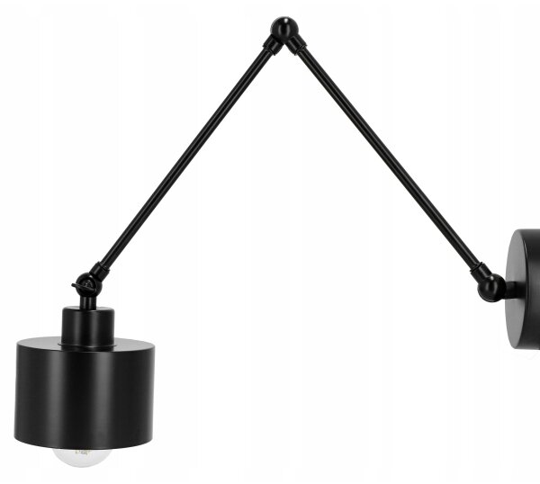 Aplica de perete 1xE27/20W/230V neagră