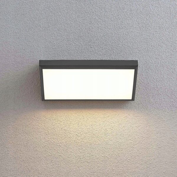 Aplică de perete pentru exterior LED/20W/230V IP65 gri