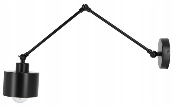 Aplica de perete 1xE27/20W/230V neagră